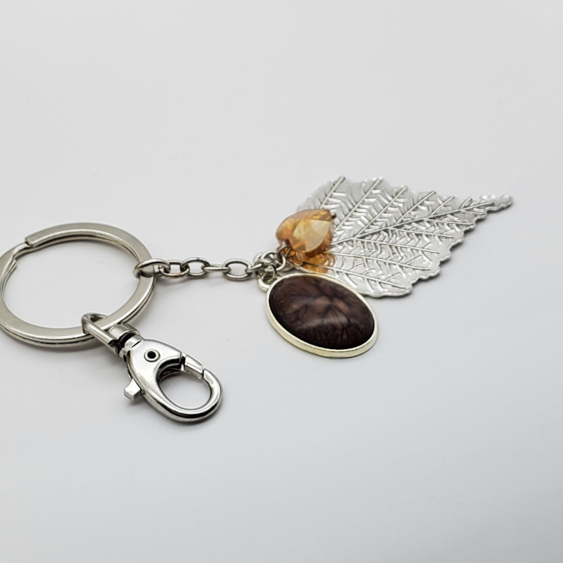 Leaf Keychain