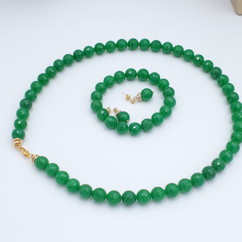 Green Jade Earrings