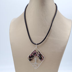 Amethyst Tree of Life Necklace