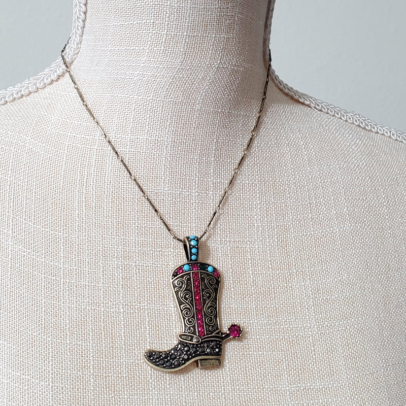 Western-Boots Necklace