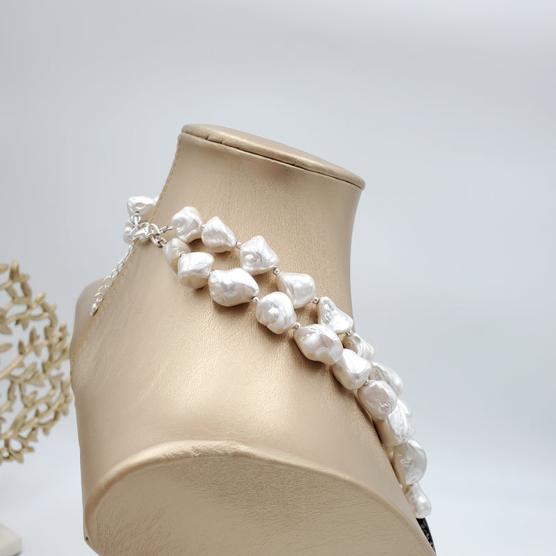 Mother of Pearl Layered Necklace