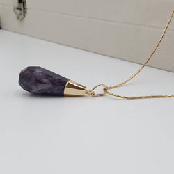 Amythest Lovers Necklace